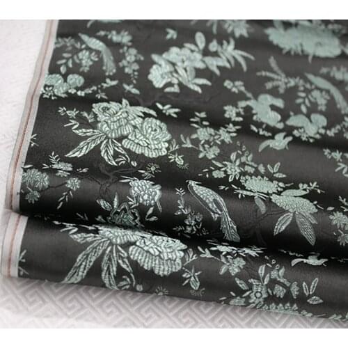 HLQON 75x100cm Imported Metallic Jacquard felt satin Fabric,3D jacquard yarn dyed fabric Women Coat Dress Skirt bag upholstery