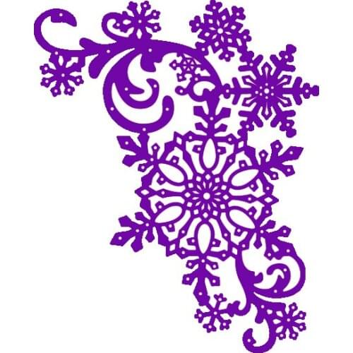 Customized dies Christmas Snowflakes Flower metal cutting dies for scrapbooking new 2020 Stencil dies Card Making Embossing Dies