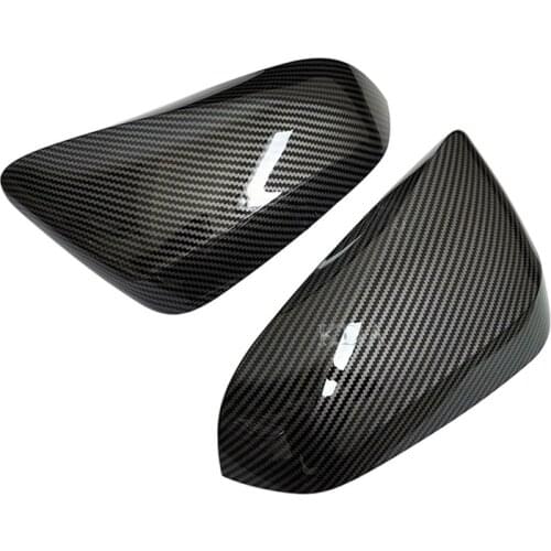 2pcs Auto Left Right Carbon Fiber Rear Mirror Cover Shell Cap Housing For Lexus RX 2016 2017 2018 2019 2020 NX 2015-2020
