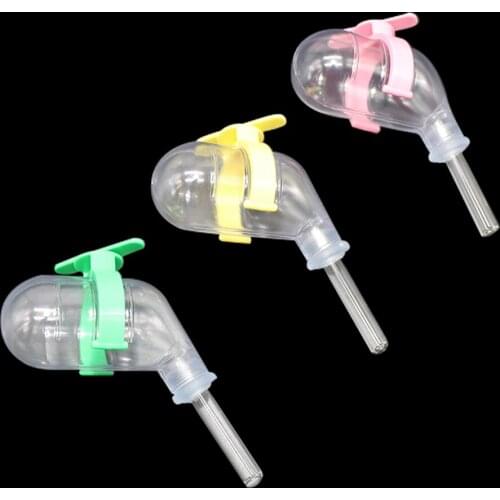 Mini Hamster Spring Buckle Design Automatic Dedicated Drinking Fountain Anti-waterleak Rabbit Squirrel Small Cute Family Pet