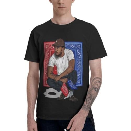 Male Rapper Kendrick Lamar T-Shirt Graphic Hip hop Rap Tshirt Short Sleeve Unique T Shirt Homme Cotton Tee Tops Gift Idea