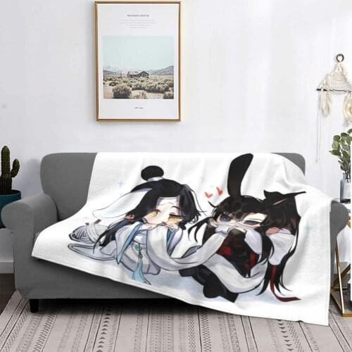 Mo Dao Zu Shi Blankets Fleece Summer Cheng Qing Ling Breathable Super Warm Throw Blanket for Home Office Quilt