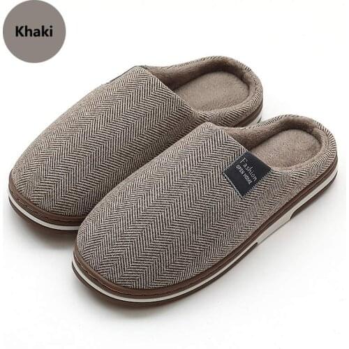 Slides slippers men shoes striped casual indoor home shoes man slipper basic winter male shoe plus size slippers dropshipping