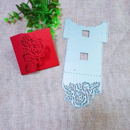 Wedding Card Flower Metal Dies Stencil for Scrapbooking Paper Embossing Template Album Craft Gift Cards Decor New Dies for 2020