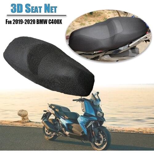 For BMW C400X C400 X 400X 2019 2020 Rear Seat Cowl Cover Waterproof Insulation Net 3D Mesh Net Protector Motorcycle Accessories