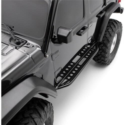 1 Pair Metal Side Step Running Board Rock Slider for 1/10 Axial SCX10 III AX103007 RC Car Parts