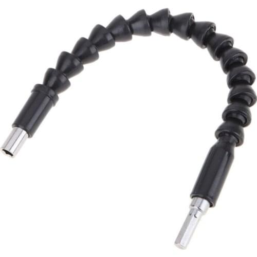 1PC Black 295mm Extention Screwdriver Bit Holder Connect Link Flexible Shaft Bits for Electronics Drill Plastic Metal Power Tool