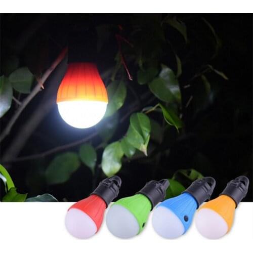 100pcs Portable Lantern Tent Light LED Bulb Emergency Lamp Waterproof Hanging Hook Flashlight For Camping Furniture Tool NO18