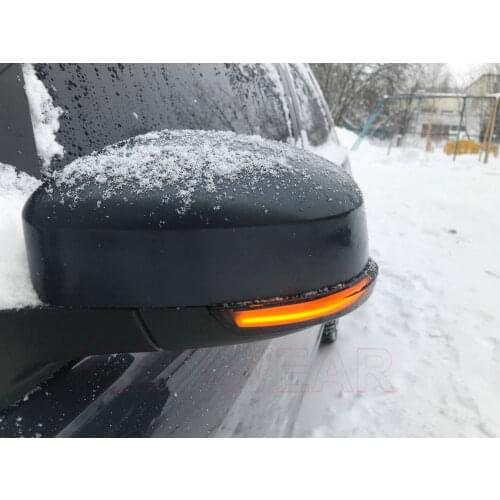 Pair Dynamic Blinker LED Turn Signal For Ford Mondeo MK4 Focus MK3 MK2 Mirror light 2008 2009 2010 2011 2012 2013 2014 2015 2016