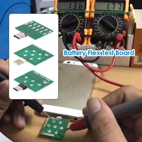 3 in 1 Micro USB Dock Flex Test Board for Android iPhone U2 Battery Power Charging Dock Flex Testing Tool