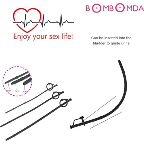 BDSM Penis Plug For Men Urethral Catheter Urethral Sounds Urethra Stimulator Dilator Penis Plug Male Masturbator Adult Sex Toys