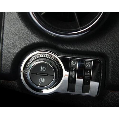 For Chevrolet Malibu Cruze Trax Opel Mokka ASTRA J Insignia Stainless steel lamp headlight switch decoration sticker trim Case