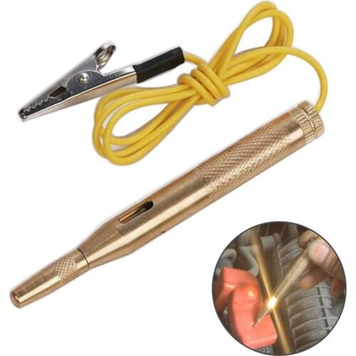 HOT Diagnostic Tools DC 6V 12V 24V Copper Auto Car Light Circuit Tester Lamp Voltage Test Pen Detector Probe Light System Test