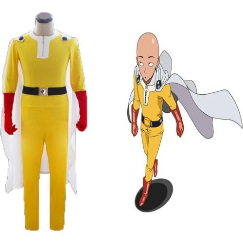 Hot Anime ONE PUNCH-MAN Cosplay Costume Saitama Cosplay Costumes Full Sets Halloween Carnival Party Cosplay Costumes Unisex