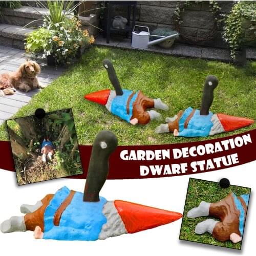 Creative Gnome Garden Statues Outdoor Gardening Resin Crafts Lovely Dwarf Ornaments Home Holiday Decoartion TN88