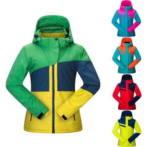 Women Ski Jacket High Quality Windproof Waterproof Skiing and Snowboard Winter Jackets Female Winter Outdoor Warm Sports Coat