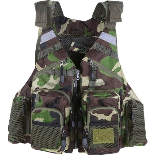 ​Lixada Outdoor Breathable Padded Fishing Life Vest Life Safety Jacket Swimming Sailing Waistcoat Utility Vest Floating Device