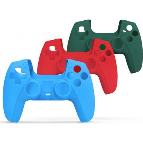Soft Silicone Anti-Slip Game Console Handle Protective Cover for PS5 Sony PlayStations Gamepad Accessory
