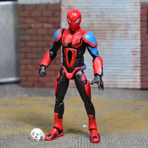 Genuine Hasbro Marvel Legens Superhero Spiderman MK3 armor 6 inches Joint Movable Figure Model