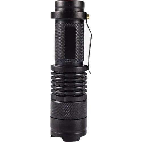 Mini Handheld Flashlight with Clip Portable Lighting Tools Emergency Gear for Outdoor Camping Fishing TN88