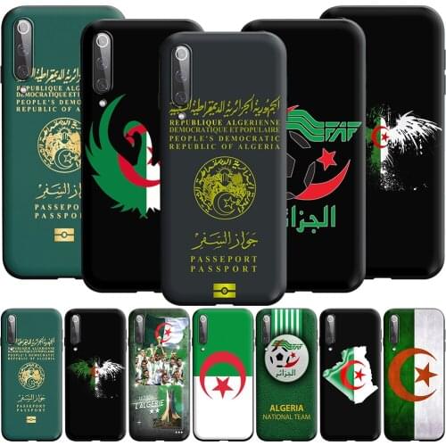 Algerian Algeria Passport Case for Xiaomi MI 8 9 9T A2 A3 10 10T Note Lite Pro SE Max 3 F1 Poco X3 NFC M3 11 11i Ultra F3