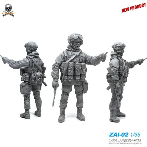 1/35 Resin Soldier Of Russian Special Forces (original Version) Model Kits Zai-02