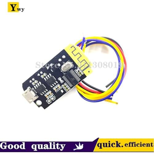 CT14 Micro 4.2 Stereo Bluetooth Power Amplifier Board Module 3.7v 5VF 5W+5W Mini with Charging Port for Refitting Idle Sound Box