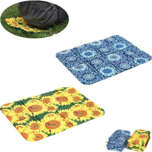Outdoor Seat Cushions Foldable Seat Mat Waterproof and Moisture-proof Camping Pad Cloth Cushion for Playground Hiking Picnic