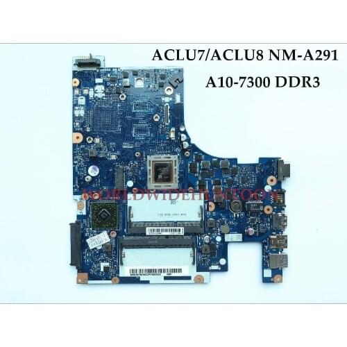 High quality ACLU7/ACLU8 NM-A291 for Lenovo Z50-75 G50-75 Laptop Motherboard A10-7300 DDR3L 100% Fully tested