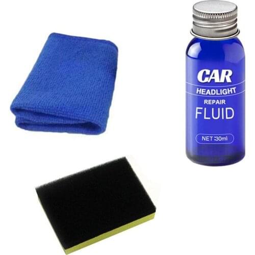 30ml Car Headlight Repair Fluid Scratch Remove Refurbishment Coating Repair Polishing Car Light Car Lighting Repair Supplies