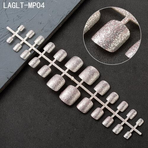 1pc Summer Fashion Foot False Toenail Art Set French Square Full Cover Tips Press on Toenails Patches DIY Manicure Decoration