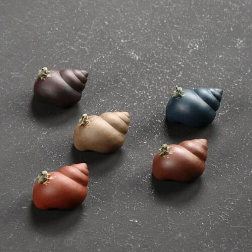 1PC Manual Purple Sand Tea Pet Creative Desktop Decoration Kungfu Tea Accessories Ceremony Tea Animal