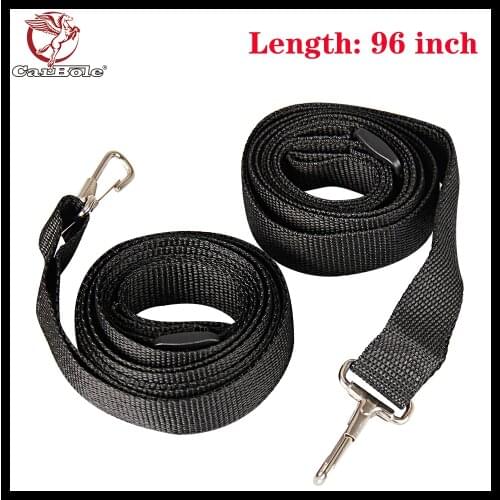 100% New 2Pcs Black 78811 Adjustable Bimini Boat Top Awning Straps with Snap Hook Adjustable up to 96" long 1"×96"
