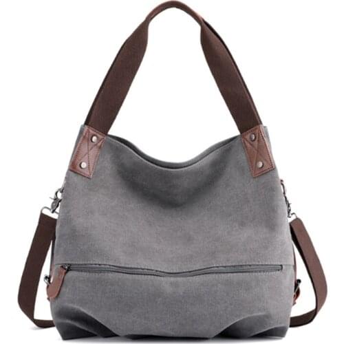 2020 Women Shoulder Bag Luxury Soft Canvas Large Bag Female Messenger Bags Big For Ladies Handbag Designer Brand bolsa feminina