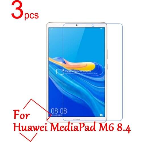 3pcs Ultra Clear/Matte/Nano anti-Explosion M6 LCD Screen Protector cover For Huawei MediaPad M6 8.4" 10.8" tablet film