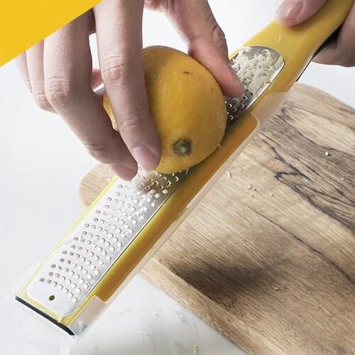 304 French Creative Multifunctional Cheese Grinder With Container Protection Cover Chocolate Slicer Lemon Grating Cooking Tools