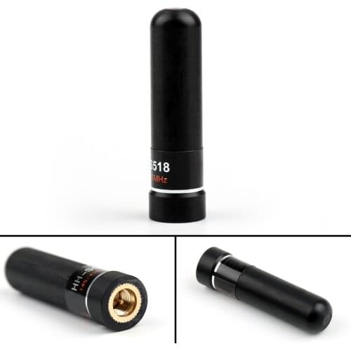 Artudatech 1Pcs Antenna HH-S518+ SMA Male Dual Band 145/435MHZ For Yaesu For TONGFA Radio 5cm