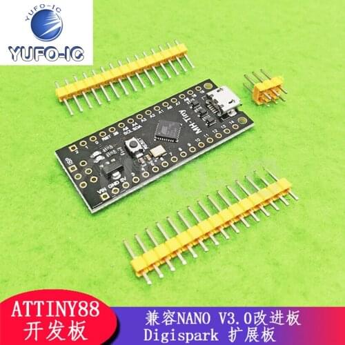 Free Ship 1PCS Electronic Attiny88 Development Board Digispark Expansion Board Nano V3.0 Upgraded Version Development Version