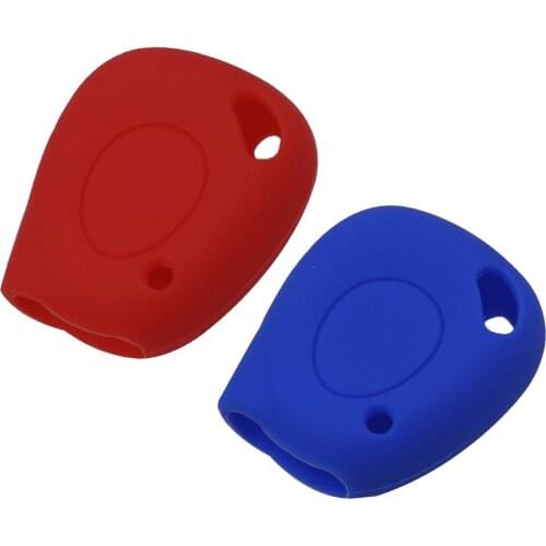 Bilchave 10pcs Remote Car Key New Silicone Cover FOB 1BT For Renault Megane Scenic Clio Laguna Espace Twingo Kangoo Master