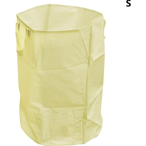 Household Large Storage Bag Waste Bags Reusable Waterproof Non-woven Fabric Light Thickened Bottom Portable Camping Trash Can