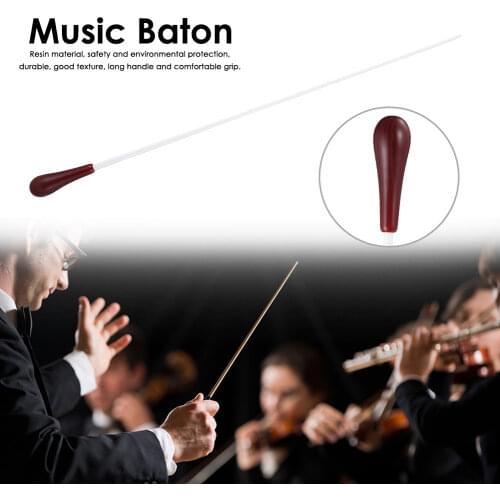 Music Director Conductor 38cm Resin Baton Musical Instrument Concert Rhythm Band Musical Enjoyable Instrument Supplies