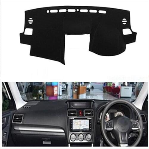 For Subaru Forester 2013-2016 For Right -hand Drive 1PC Car Dashboard Mats Cover Sun Shade Dashboard Cover Capter Car Styling