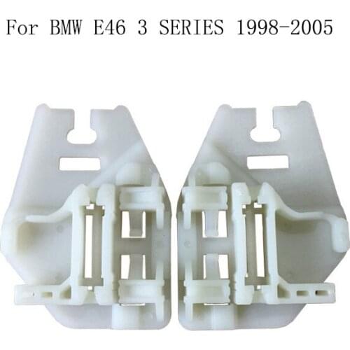 For BMW E46 3 SERIES 1998-2005 Power Electric Car Window Regulator Window Lifter Repair Plastic Clip Parts Rear Left or Right