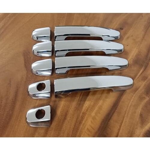Chrome ABS Style Door Handle Cover Trim for Toyota 06-11 Yaris VIOS 06-09 Prius 03-11 Corolla 09-10 Matrix 02-06 Camry 9PCS