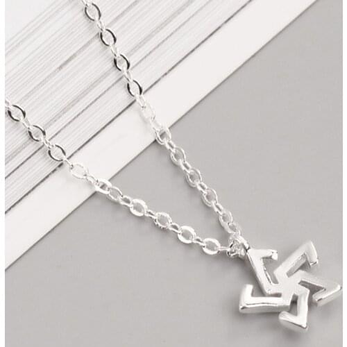 Korea Hollow Pentagrem Elegant Sweet 925 Sterling Silver Clavicle Chain Temperament Personality Trendy Female Necklace SNE253