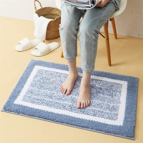 Bathroom Entrance Doormat Absorbent Anti-slip Bath Mat Kitchen Floor Rugs Outdoor Living Room Bedroom Front Rugs Home Decorative