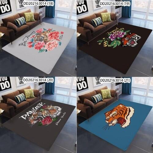 Creative cartoon tiger Entrance door mat Carpet living room floor mat rugs for bedroom rug for living room anime rug Floor mat