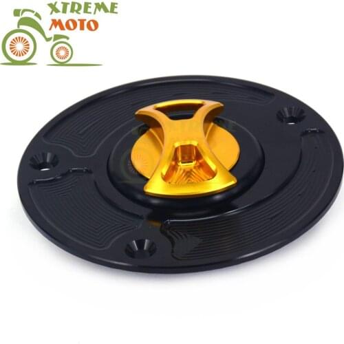 CNC Gas Fuel Tank Cap Keyless Cover For SUZUKI GSX-R600 GSXR750 GSXR1000 GSXR1300 Gladius SV650 SV1000 GSF650F Bandit