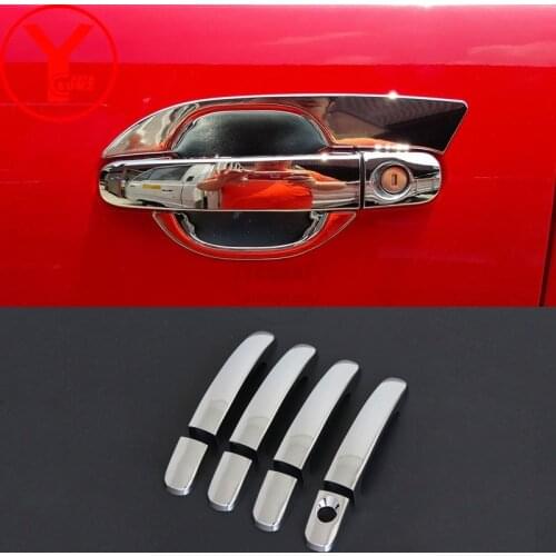 Door handle bowl cover For Ford Everest Endeavour Ranger T7 2016 2017 2018 ABS chrome car styling accessories for ranger YCSUNZ