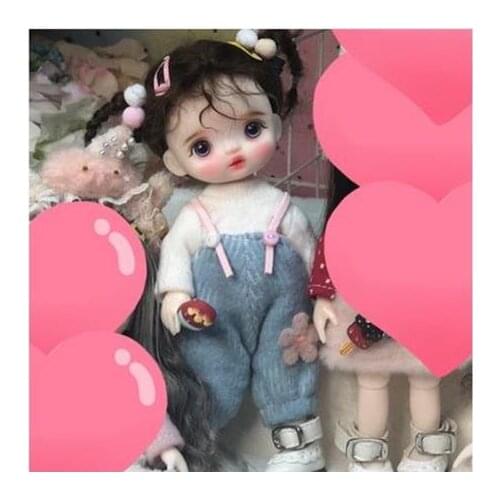 17cm Blyth Doll Joint Body Fashion BJD Toys Gift with Dress Shoes Wig Make Up